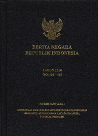 Image of Berita Negara Republik Indonesia: Tahun 2010 No. 404-445