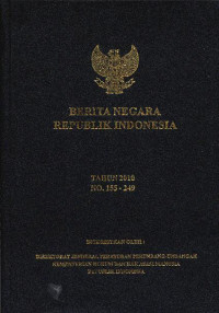 Image of Berita Negara Republik Indonesia Tahun 2010 No.155-249