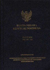 Image of Berita Negara Republik Indonesia Tahun 2010 No.250-316