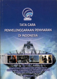 Image of Tata cara penyelenggaraan penyiaran di Indonesia