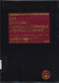 Image of Seri peraturan perundang-undangan Republik Indonesia : 2005 (Bagian IV) jilid 2