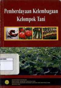 Image of Pemberdayaan kelembagaan kelompok tani