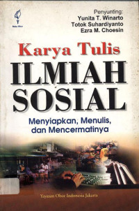 Image of Karya tulis ilmiah sosial menyiapkan, menulis, dan mencermati