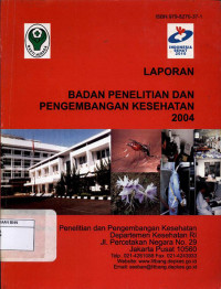 Image of Laporan badan penelitian dan pengembangan kesehatan 2004