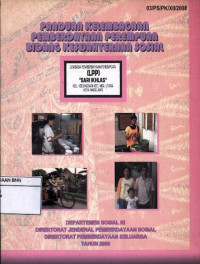 Image of Panduan kelembagaan pemberdayaan perempuan bidang kesejahteraan sosial