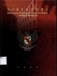 Image of Direktori kementerian pendayagunaan aparatur Negara Republik Indonesia: 2005