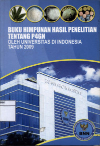 Image of Buku himpunan hasil penelitian tentang P4GN : oleh universitas di Indonesia tahun 2009