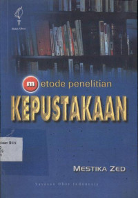 Image of Metode penelitian kepustakaan