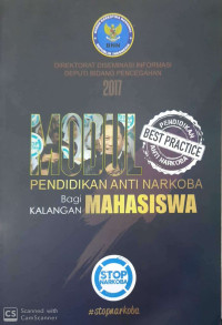Image of Modul pendidikan anti narkoba bagi kalangan mahasiswa