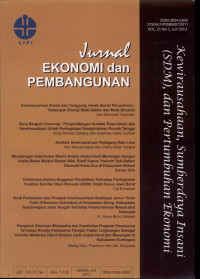Image of Jurnal Ekonomi dan Pembangunan
