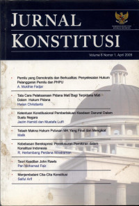 Image of Jurnal Konstitusi