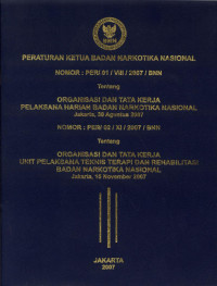 Image of Peraturan Ketua BNN