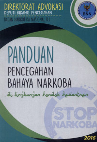 Image of PANDUAN PENCEGAHAN BAHAYA NARKOBA DI LINGKUNGAN PONDOK PESANTREN