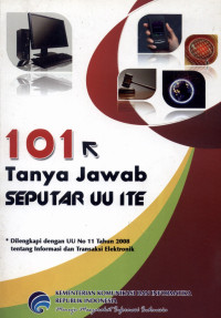 Image of 101 Tanya Jawab SEPUTAR UU ITE