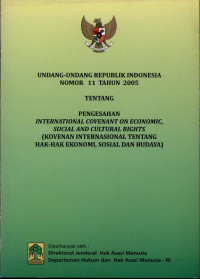 Image of UU RI Nomor 11 Tahun 2005