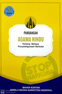 Image of Pandangan agama Hindu : tentang bahaya penyalahgunaan narkoba
