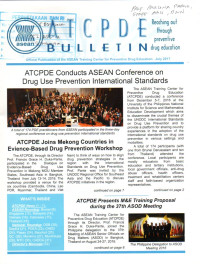 Image of ATCPDE BULLETIN : Reaching Out Through Preventive Drug Education