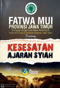 Image of Fatwa MUI provinsi Jawa Timur tentang kesesatan ajaran syiah