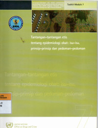 Image of Tantangan-tantangan etis tentang epidemiologi obat: isu-isu, prinsip-prinsip dan pedoman-pedoman