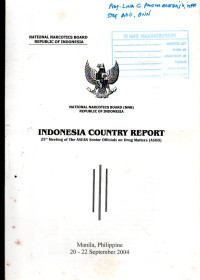 Image of National Narcotics Board (NNB) Republic of Indonesia : COUNTRY REPORT 25th Meeting of the ASEAN Senior Officials on Drug Matters (ASOD)