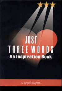 Image of Just three words an inspiration book