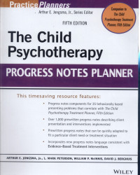 Image of The child psychotherapy progress notes planner