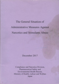 Image of The General Situation of Administrative Measures Against Narcotics and Stimulants Abuse