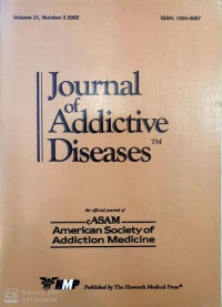 Image of Journal of addictive diseases volume 21, number 2 2002